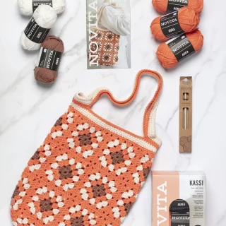 Novita Aura Strickbox Häkeltasche