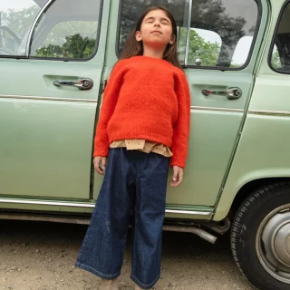 Tiro Sweater Junior / Børstet Alpakka